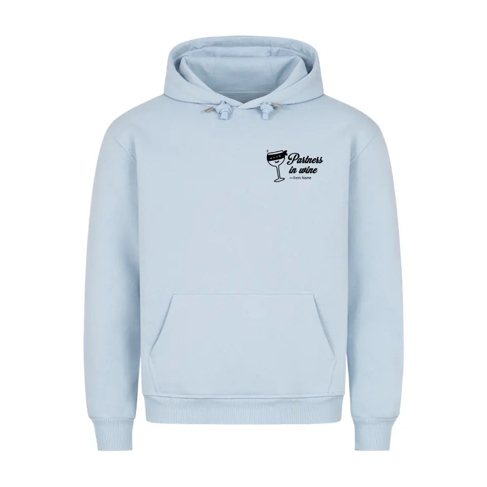 PARTNERS IN WINE - Personalisierbarer Hoodie