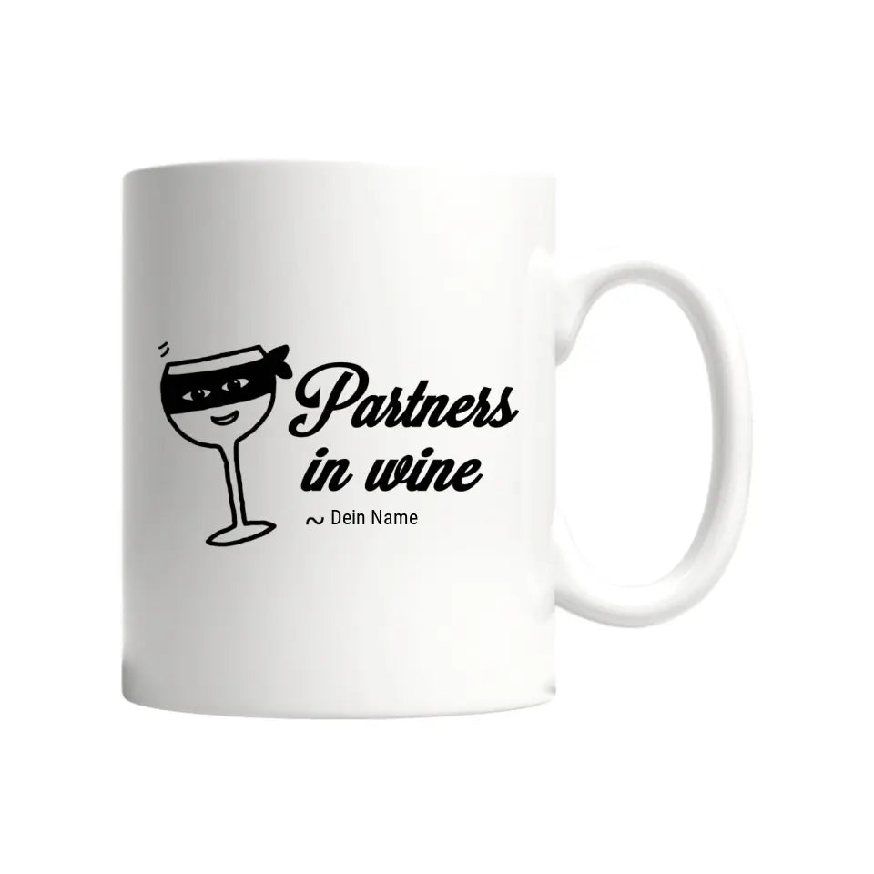 PARTNERS IN WINE - Personalisierbare Tasse