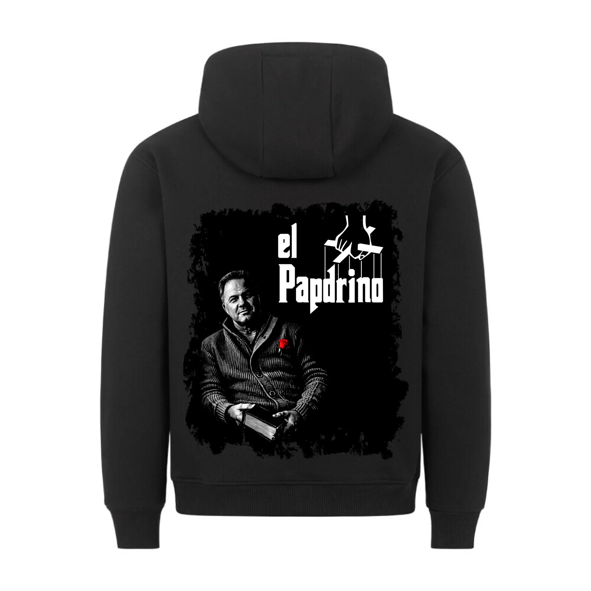EL PAPDRINO - Sudadera personalizable con estampado en la espalda