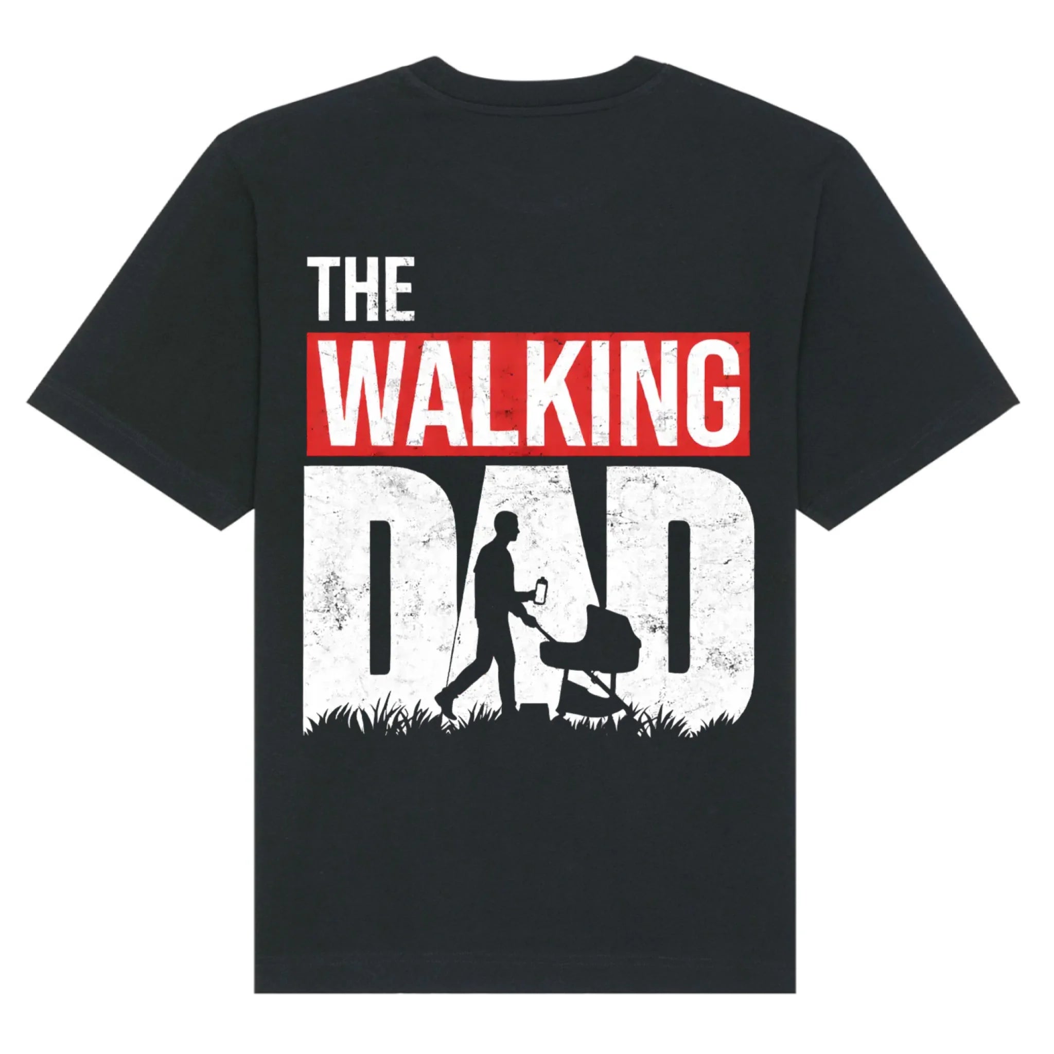 mockup shirt back black