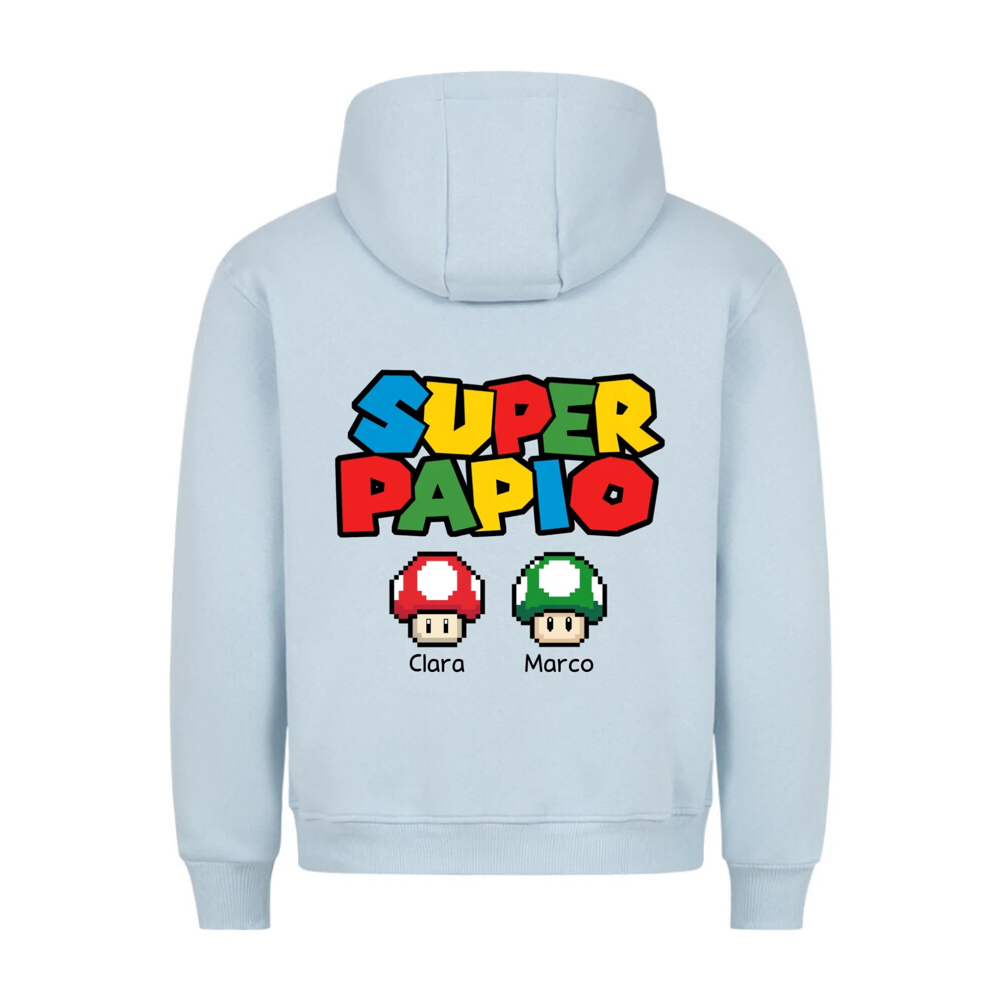 SUPER PAPIO - Sudadera personalizable con estampado en la espalda