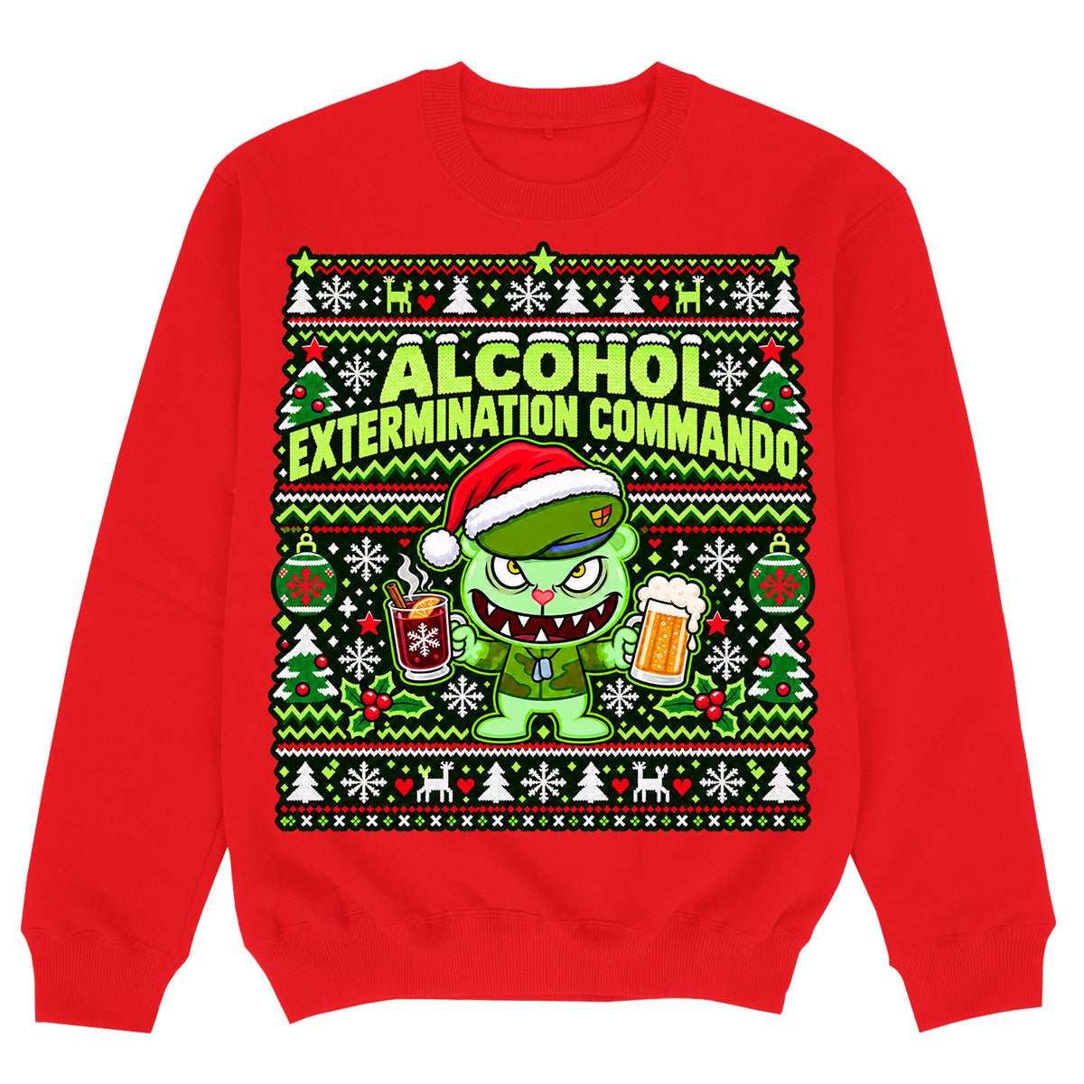 ALCOHOL COMMANDO - Sudadera Premium