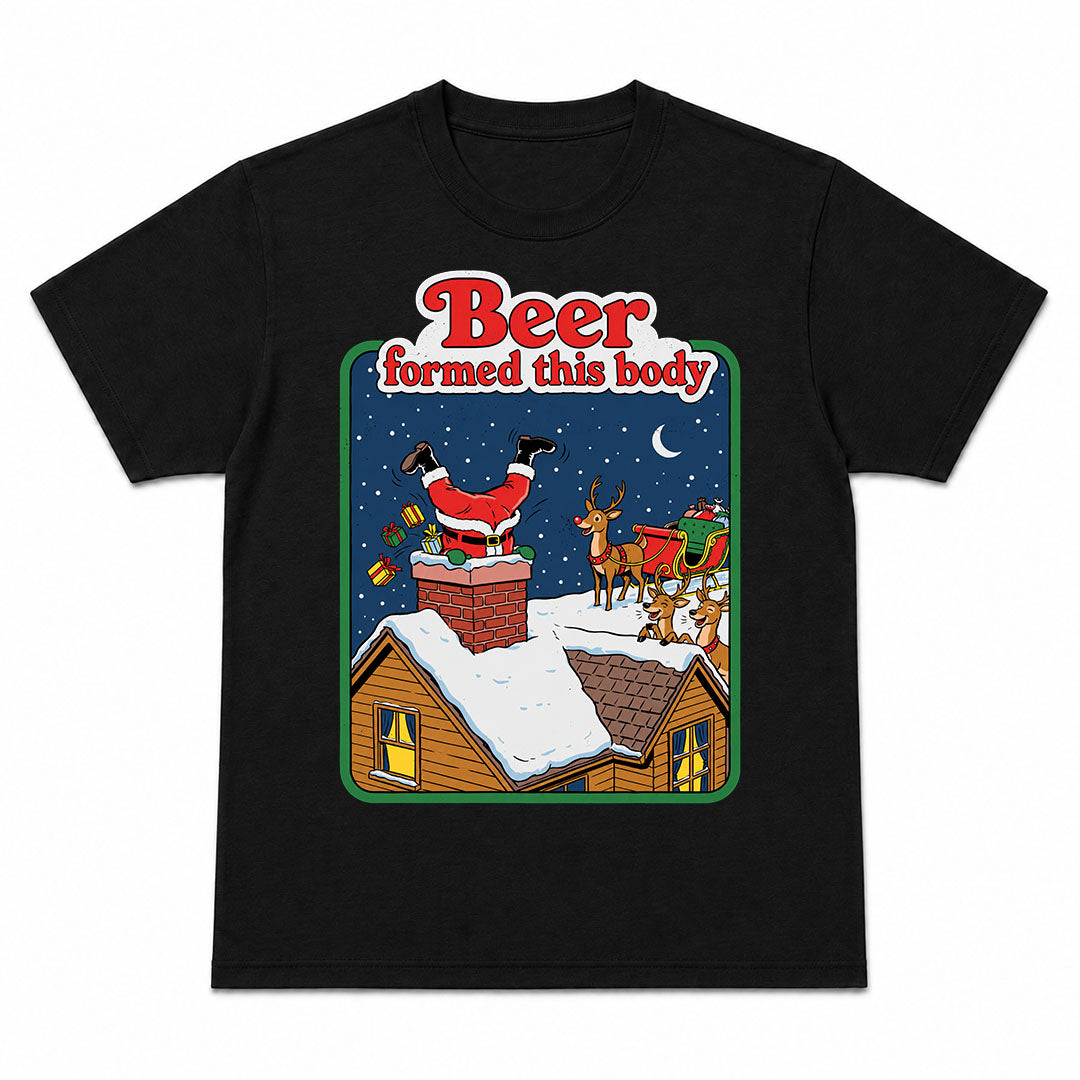 BEER FORMED THIS BODY - Christmas Tee