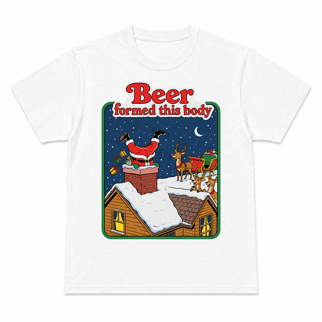 BEER FORMED THIS BODY - Christmas Tee