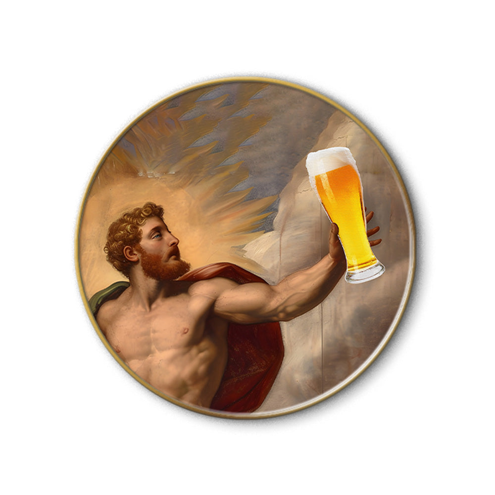 GEMÄLDE WEIßBIER - Trachten-Anstecker