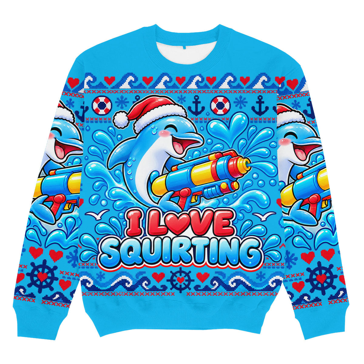 I LOVE SQUIRTING - Signature Christmas Sweater