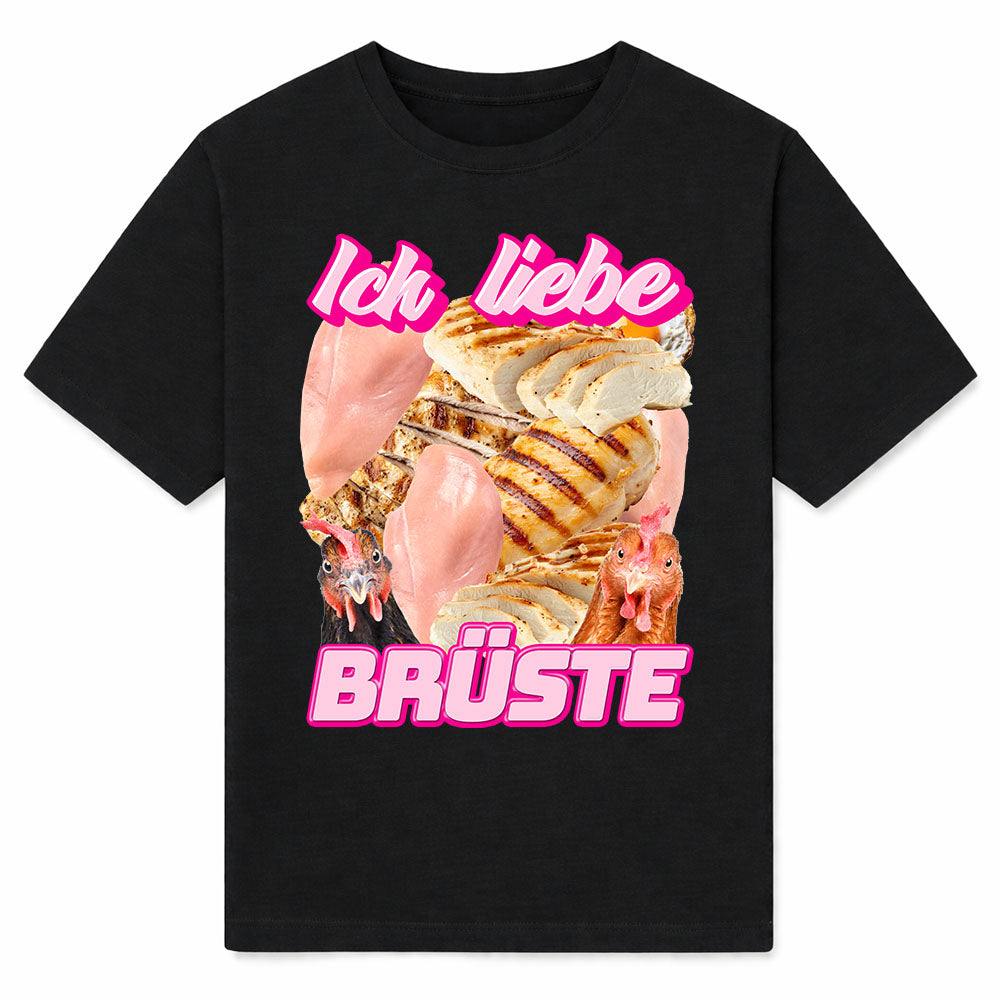 ICH LIEBE BRÜSTE - Premium T-Shirt Unisex