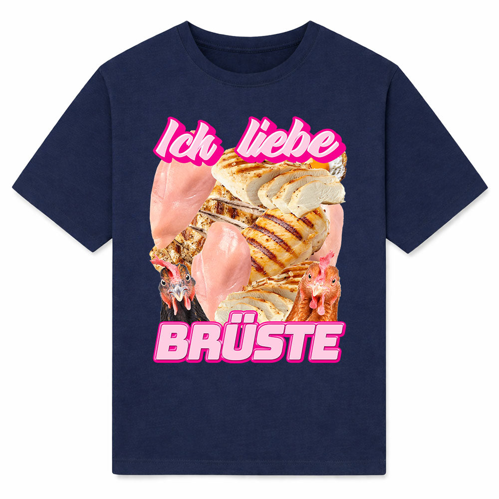 ICH LIEBE BRÜSTE - Premium T-Shirt Unisex