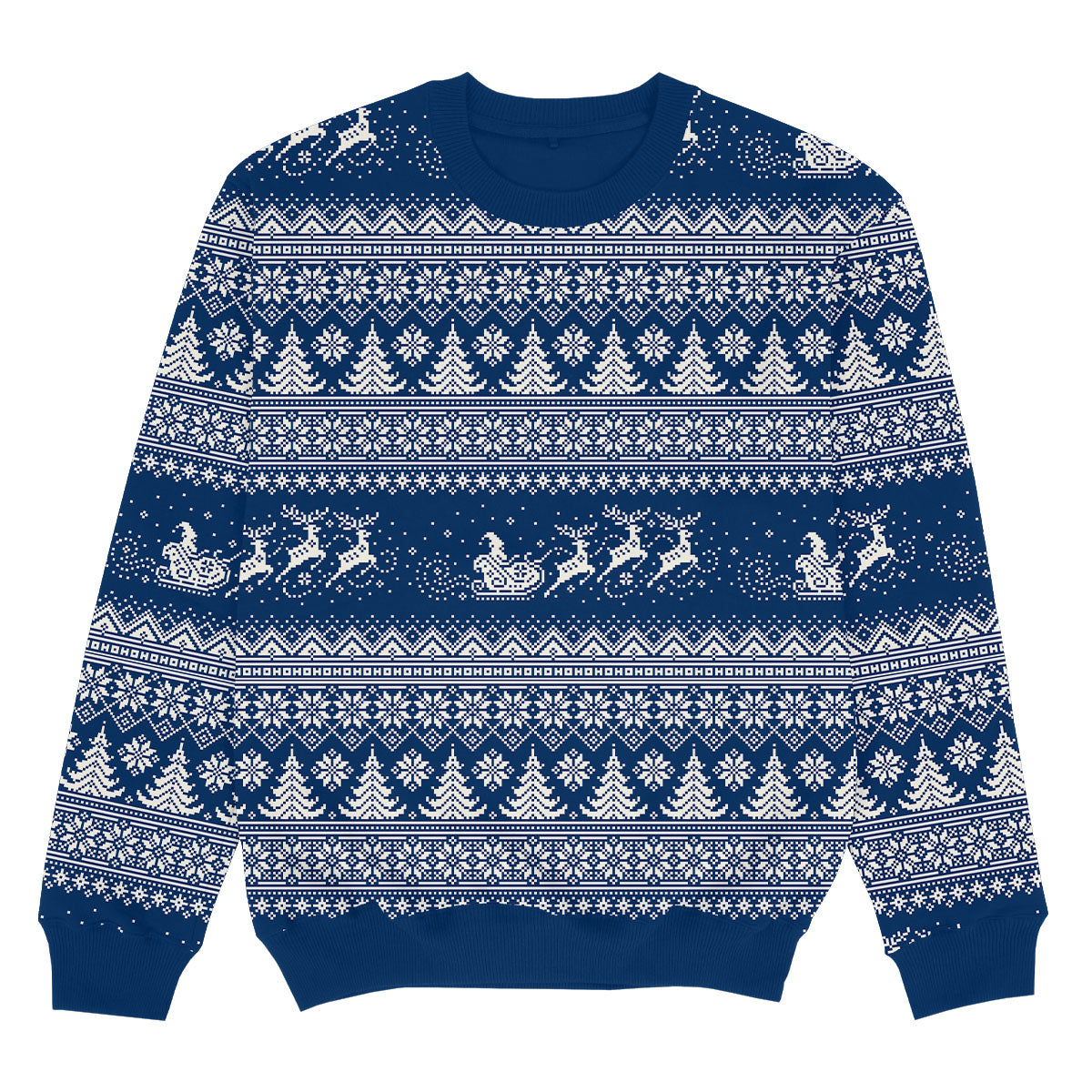 BLUE PATTERN - Christmas Ugly Sweater