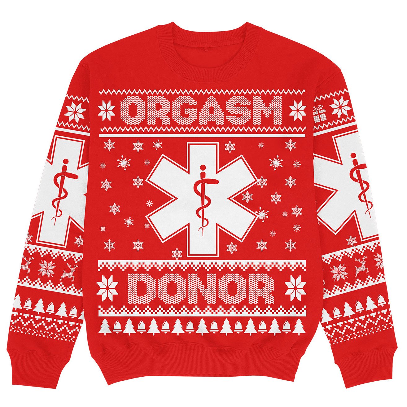 ORGASM DONOR - Christmas Ugly Sweater