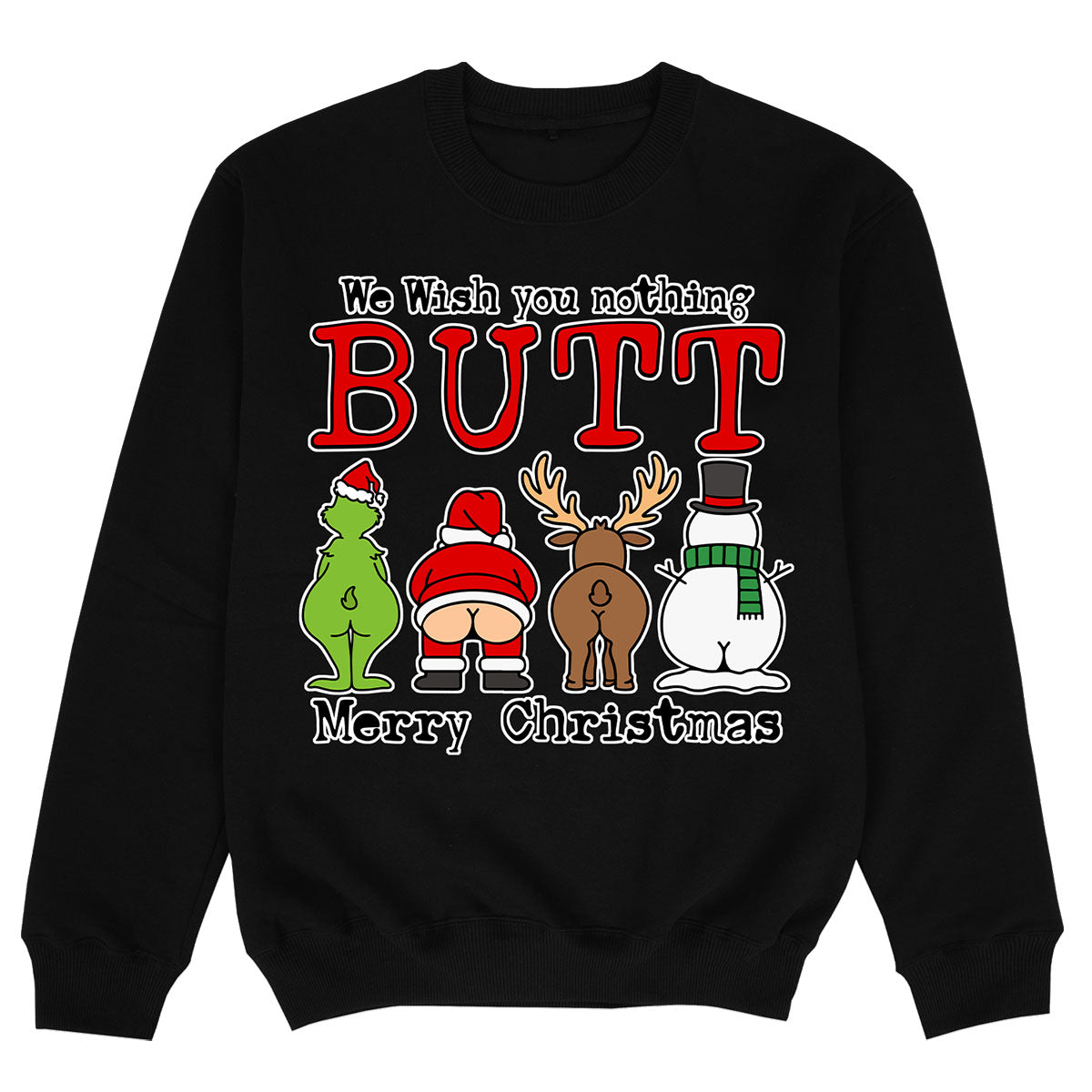 NOTHING BUTT MERRY CHRISTMAS - Sweatshirt Premium