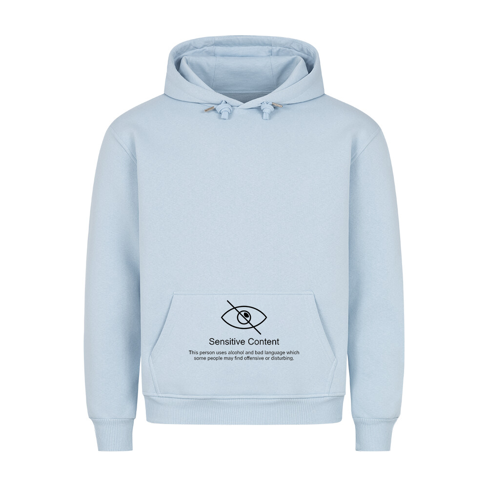 SENSITIVE - Premium Hoodie Taschendruck