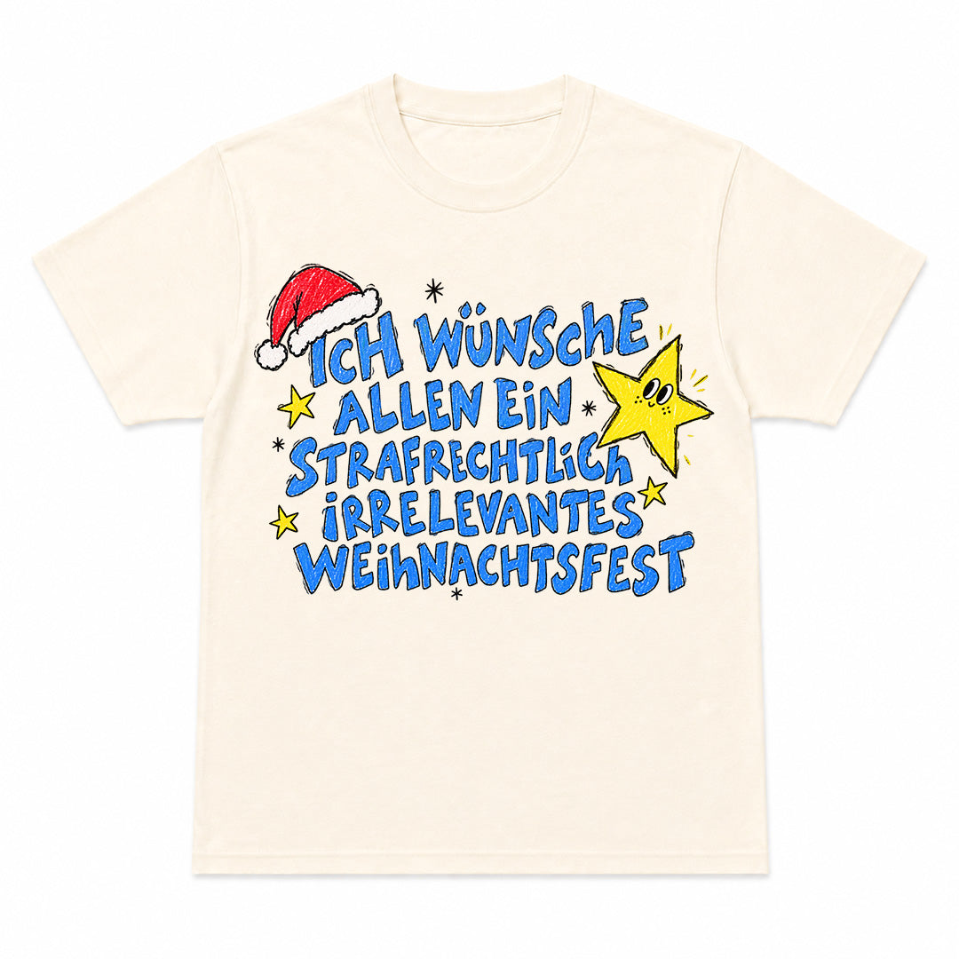 STRAFRECHTLICH IRRELEVANTES WEIHNACHTSFEST - T-Shirt Premium Unisexe