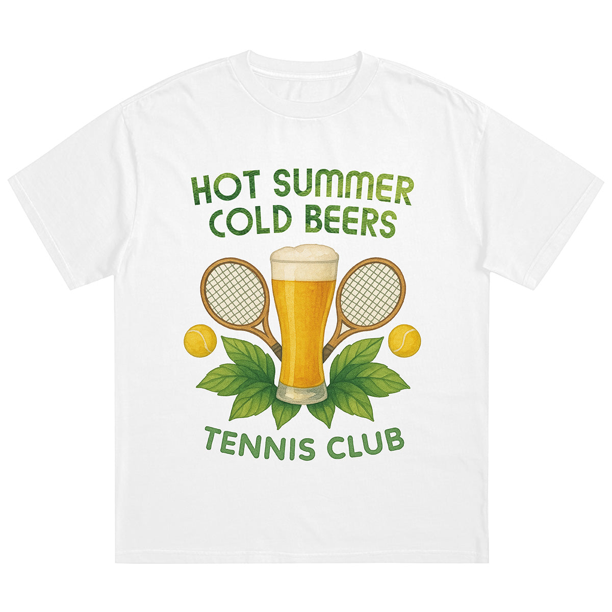 HOT SUMMER COLD BEERS - Premium T-Shirt Unisex