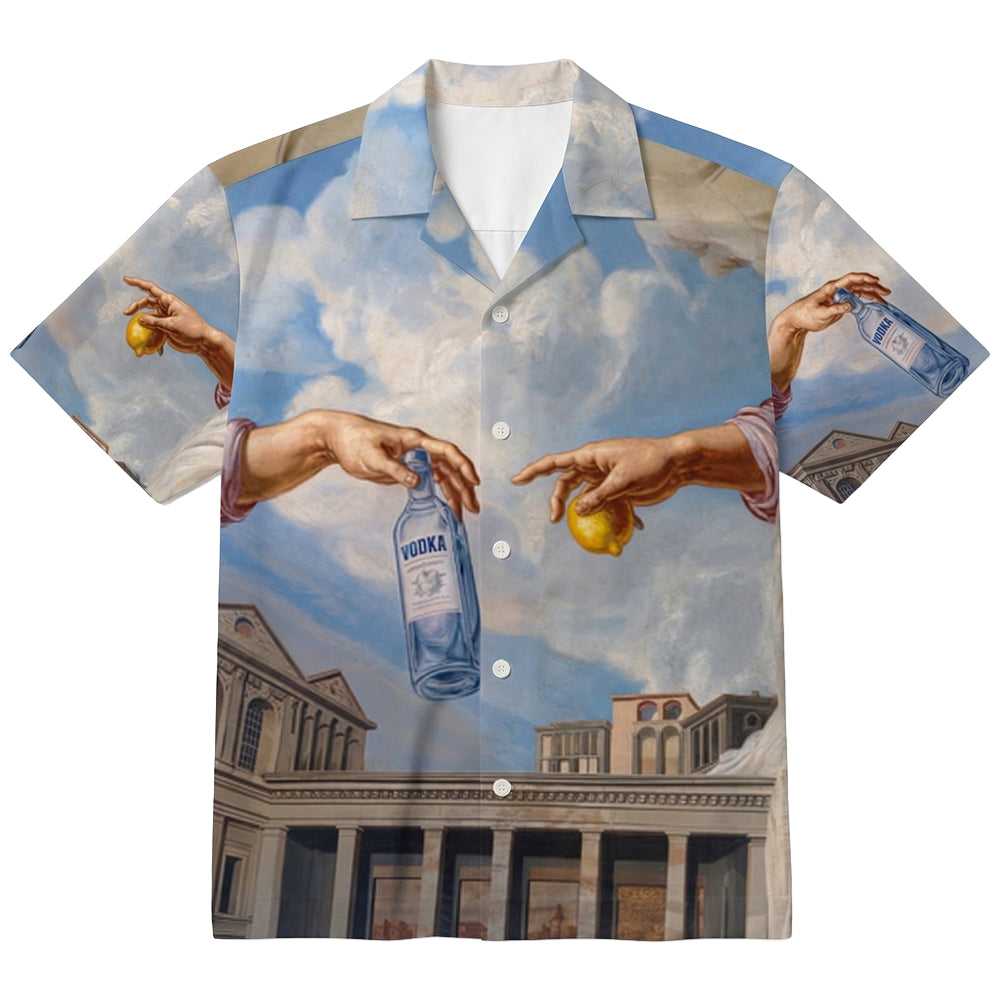 VODKA LEMON PAINTING - Premium Hawaiihemd