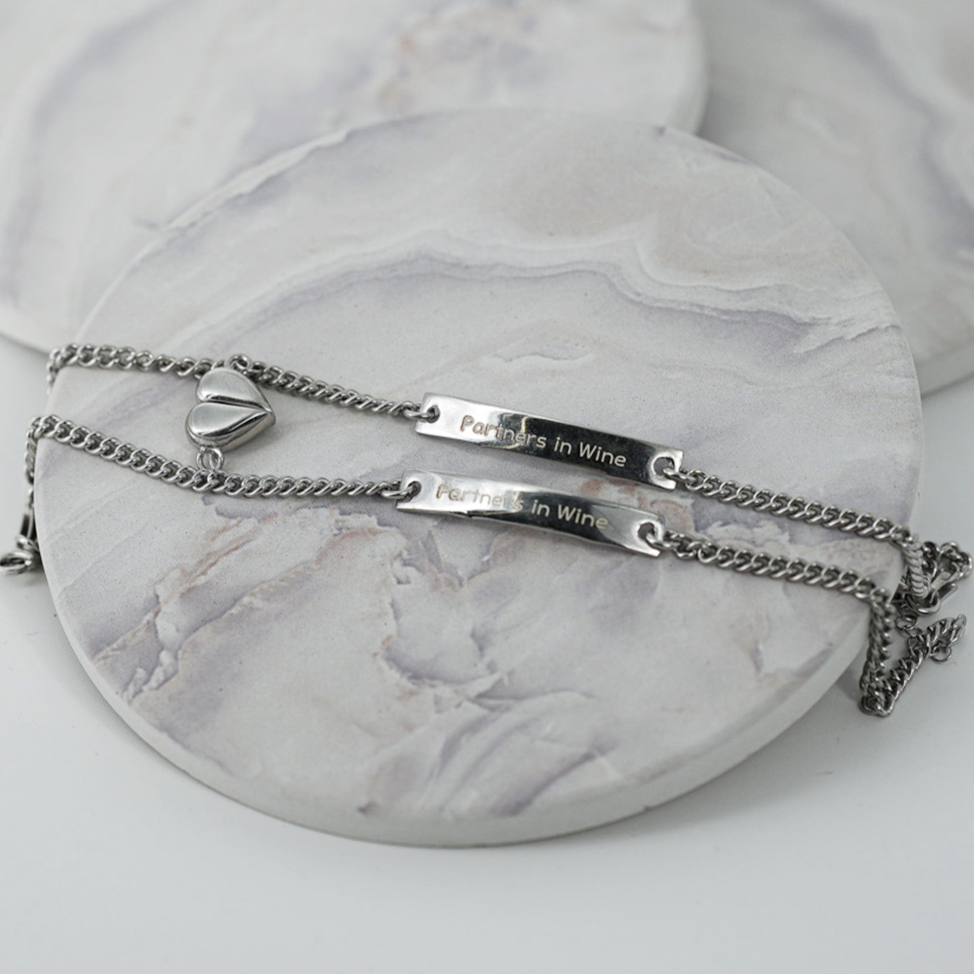 Partners in Wine - Armband Silber