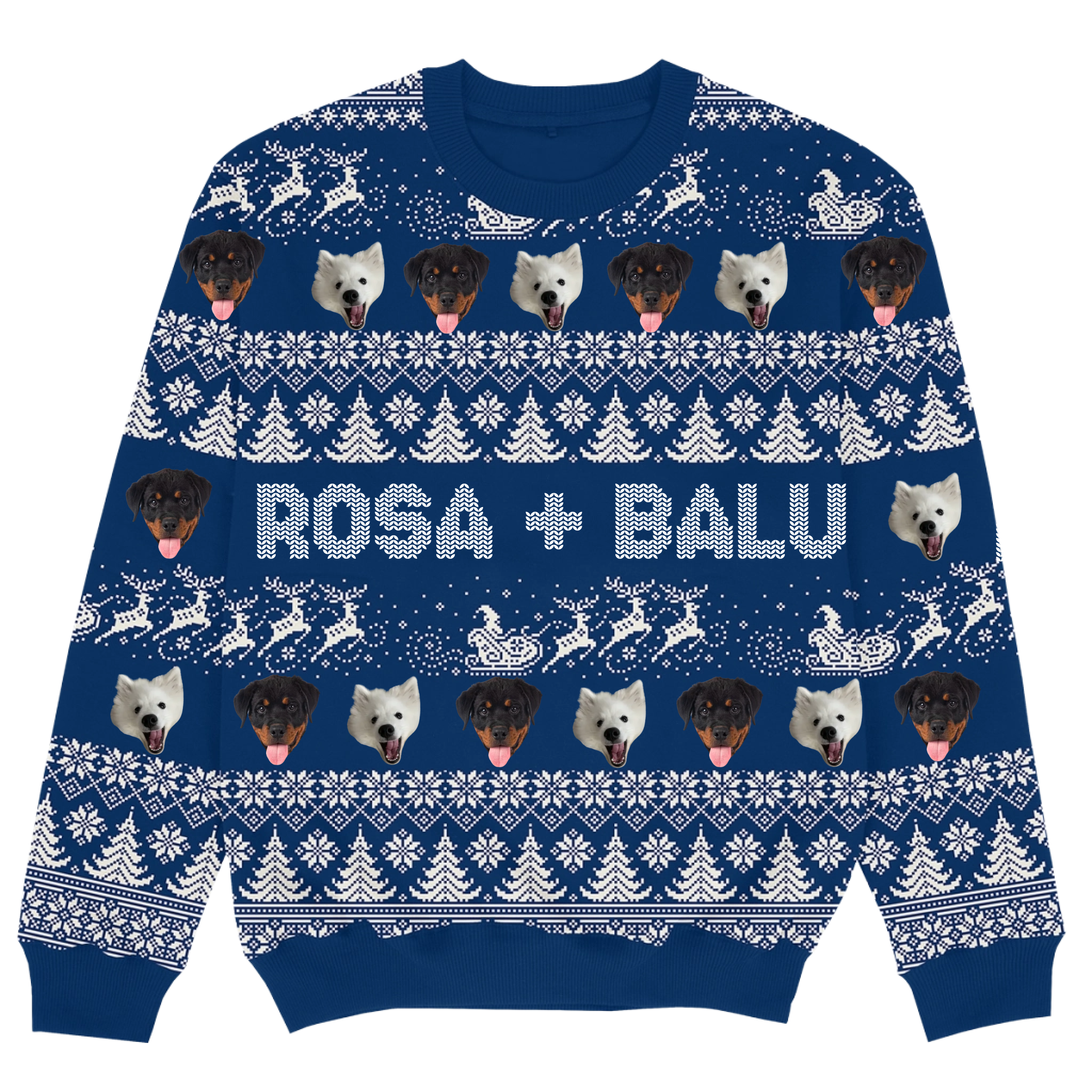 CHRISTMAS PETS - Personalisierbarer Sweater