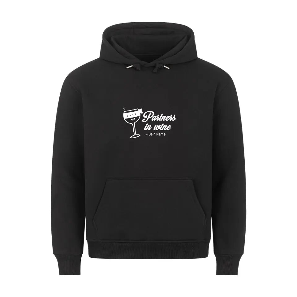 PARTNERS IN WINE - Personalisierbarer Hoodie