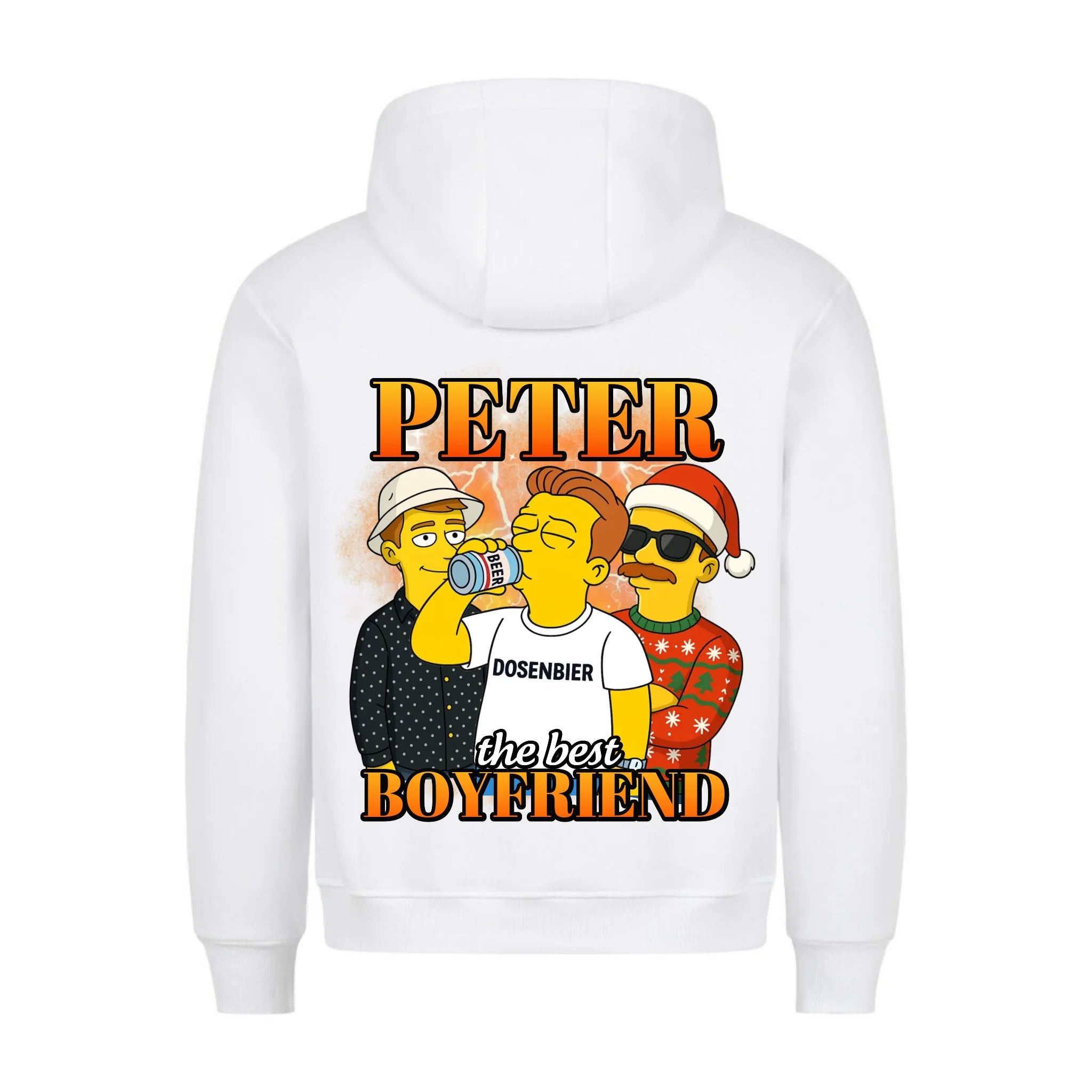 BOYFRIEND VINTAGE COMIC - Personalisierbarer Hoodie