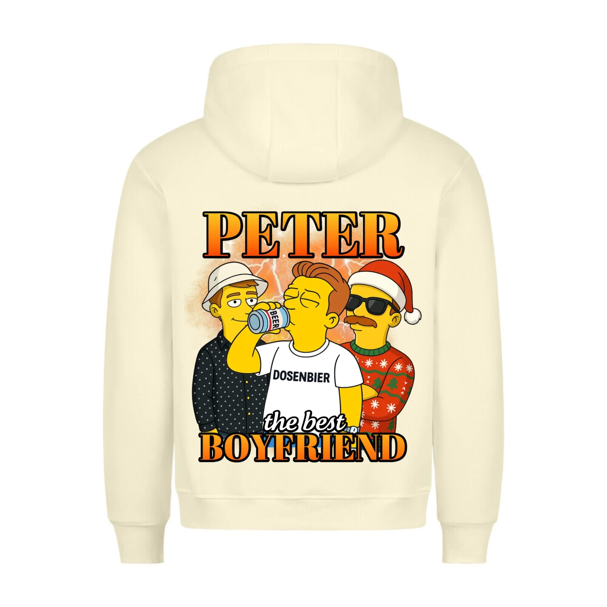 BOYFRIEND VINTAGE COMIC - Personalisierbarer Hoodie