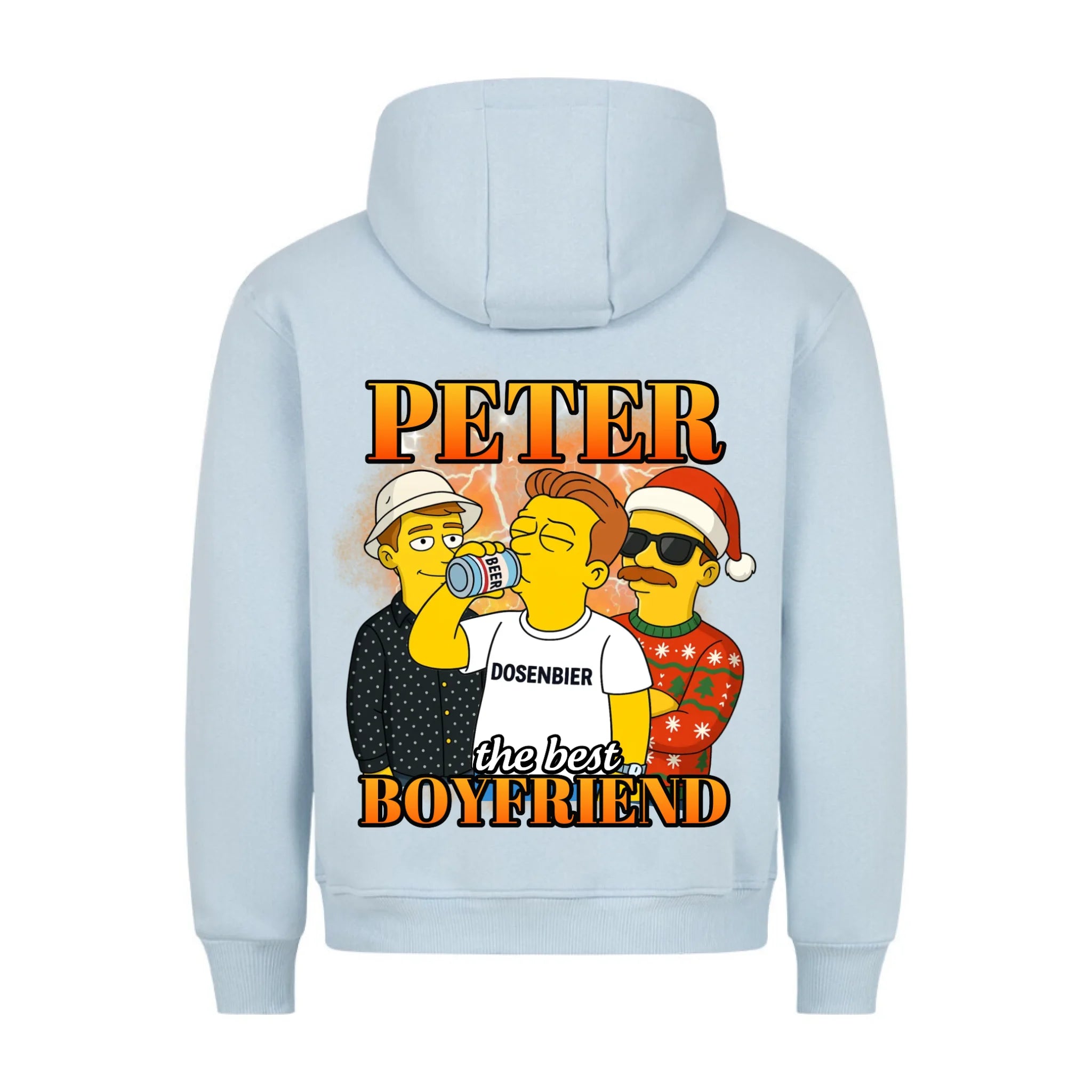 BOYFRIEND VINTAGE COMIC - Personalisierbarer Hoodie