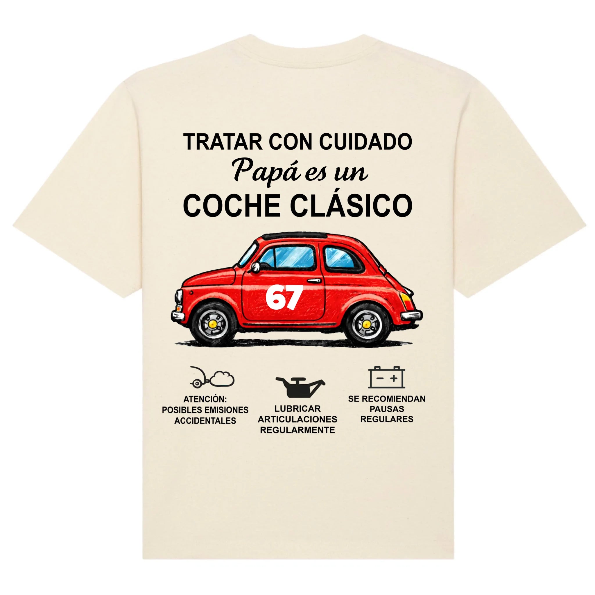 mockup shirt back natural