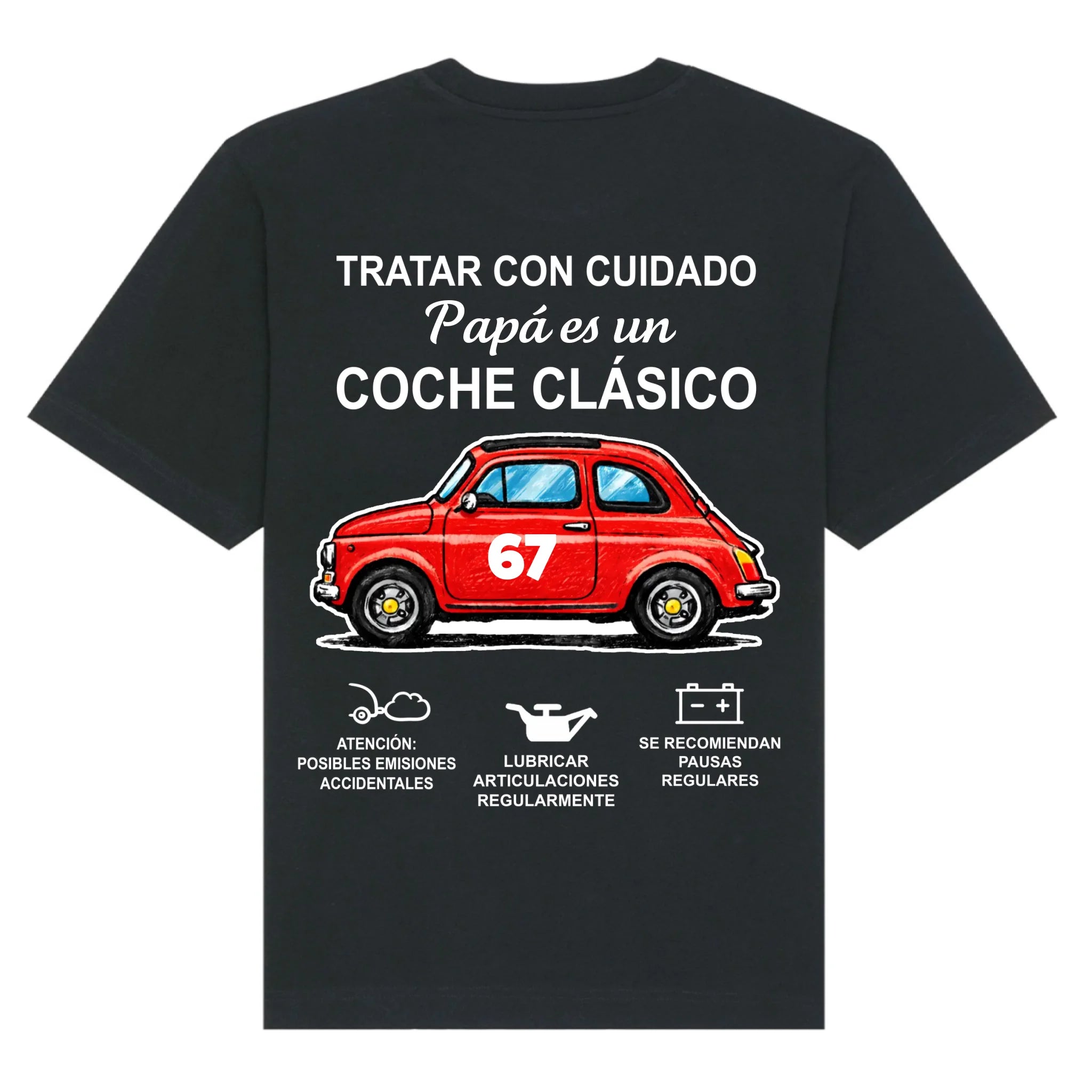 mockup shirt back black