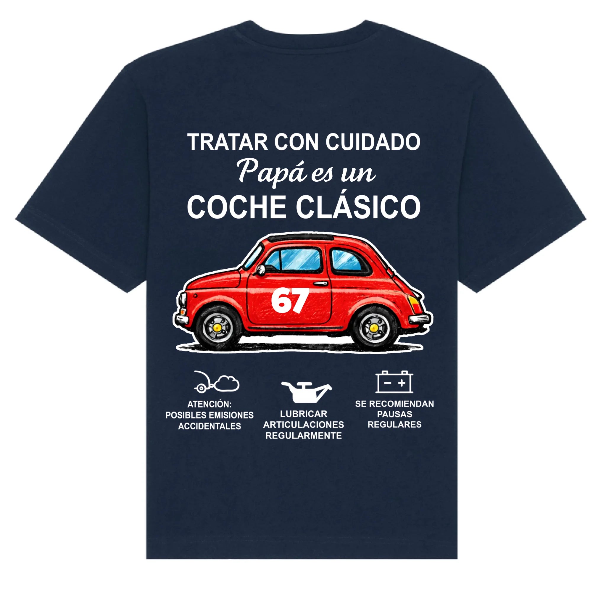 mockup shirt back navy