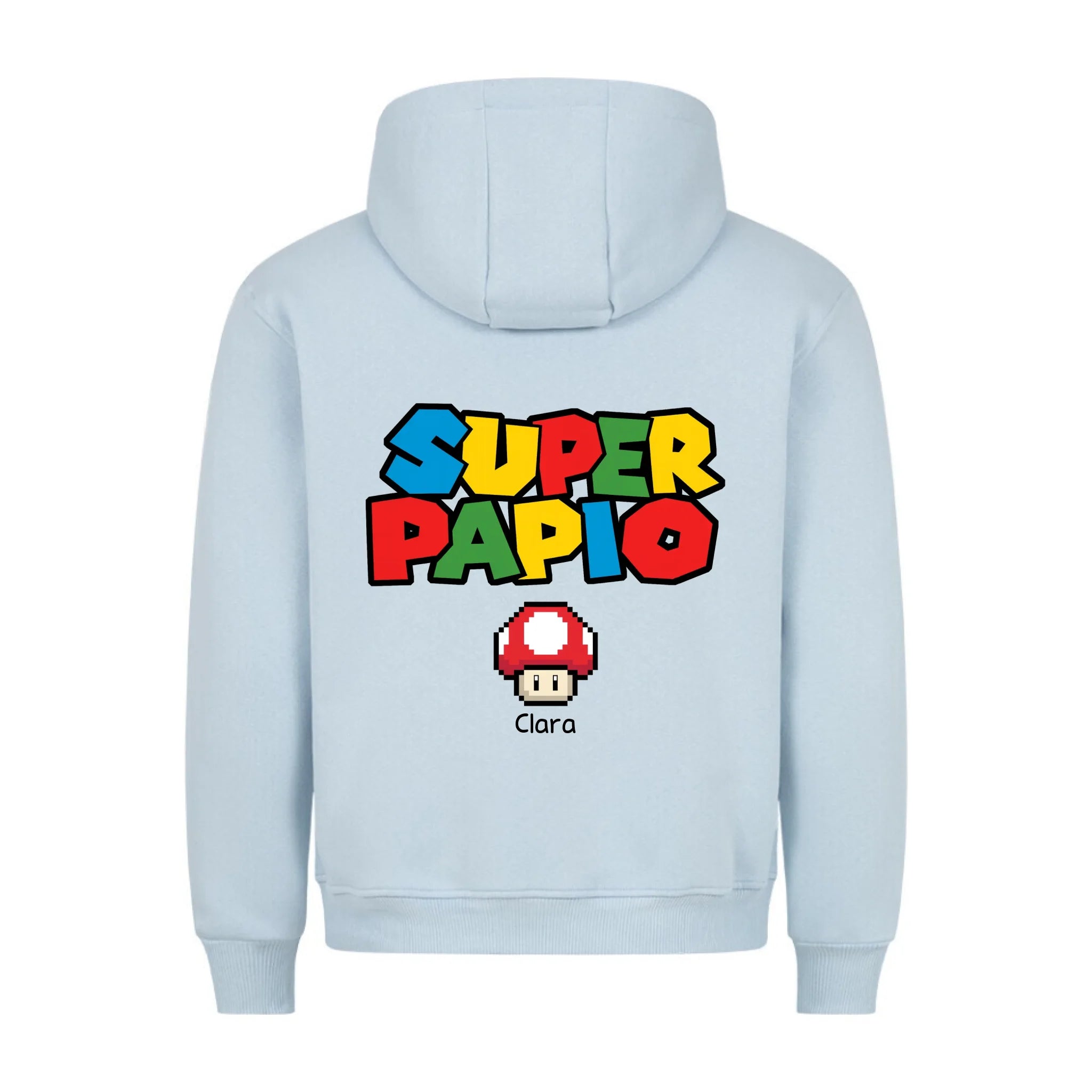 SUPER PAPIO - Sudadera personalizable con estampado en la espalda