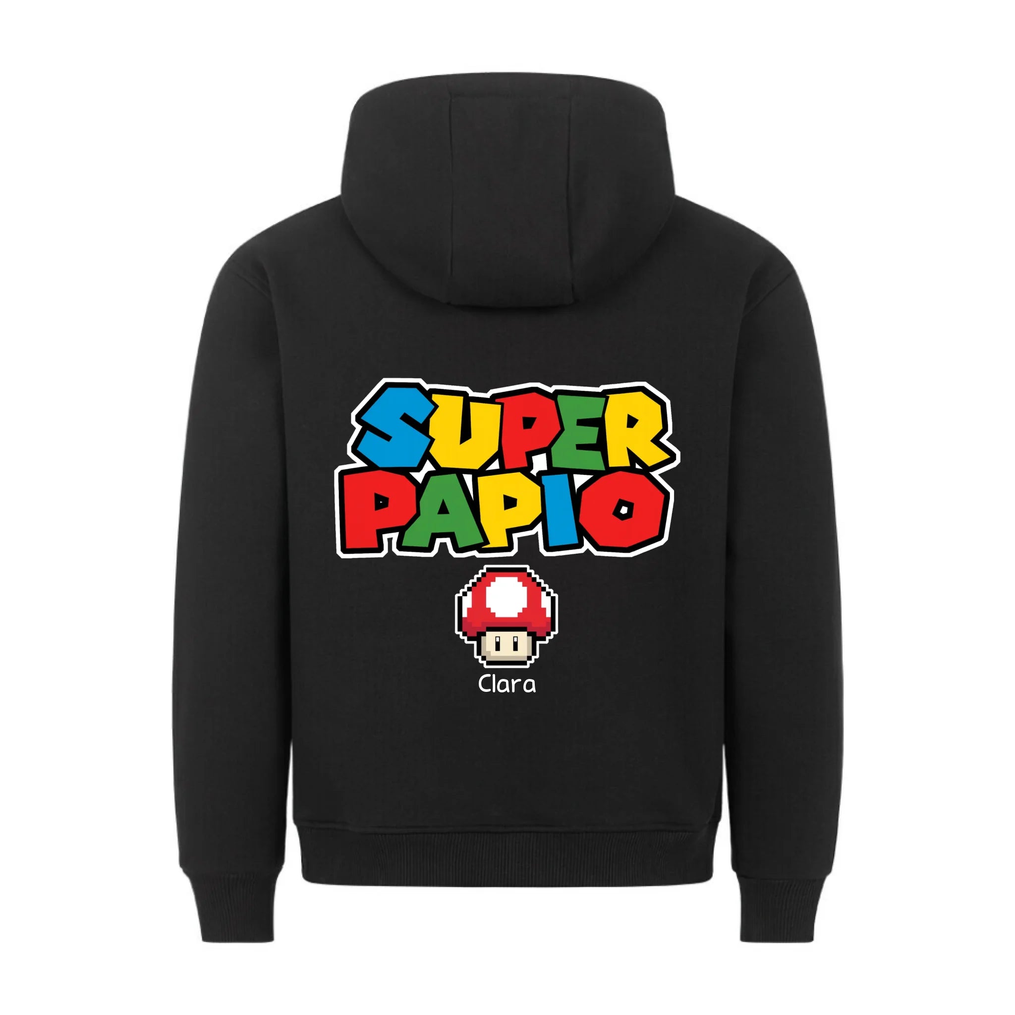 SUPER PAPIO - Sudadera personalizable con estampado en la espalda