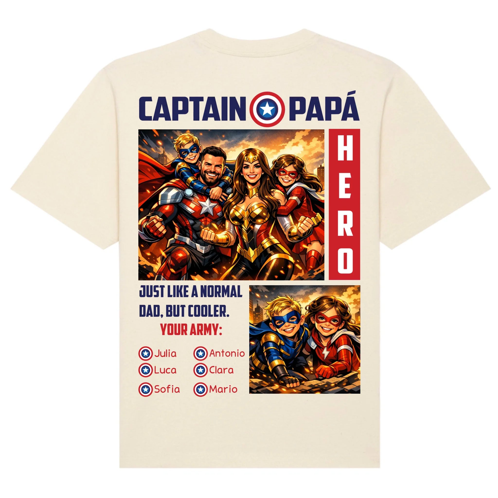 mockup shirt back natural