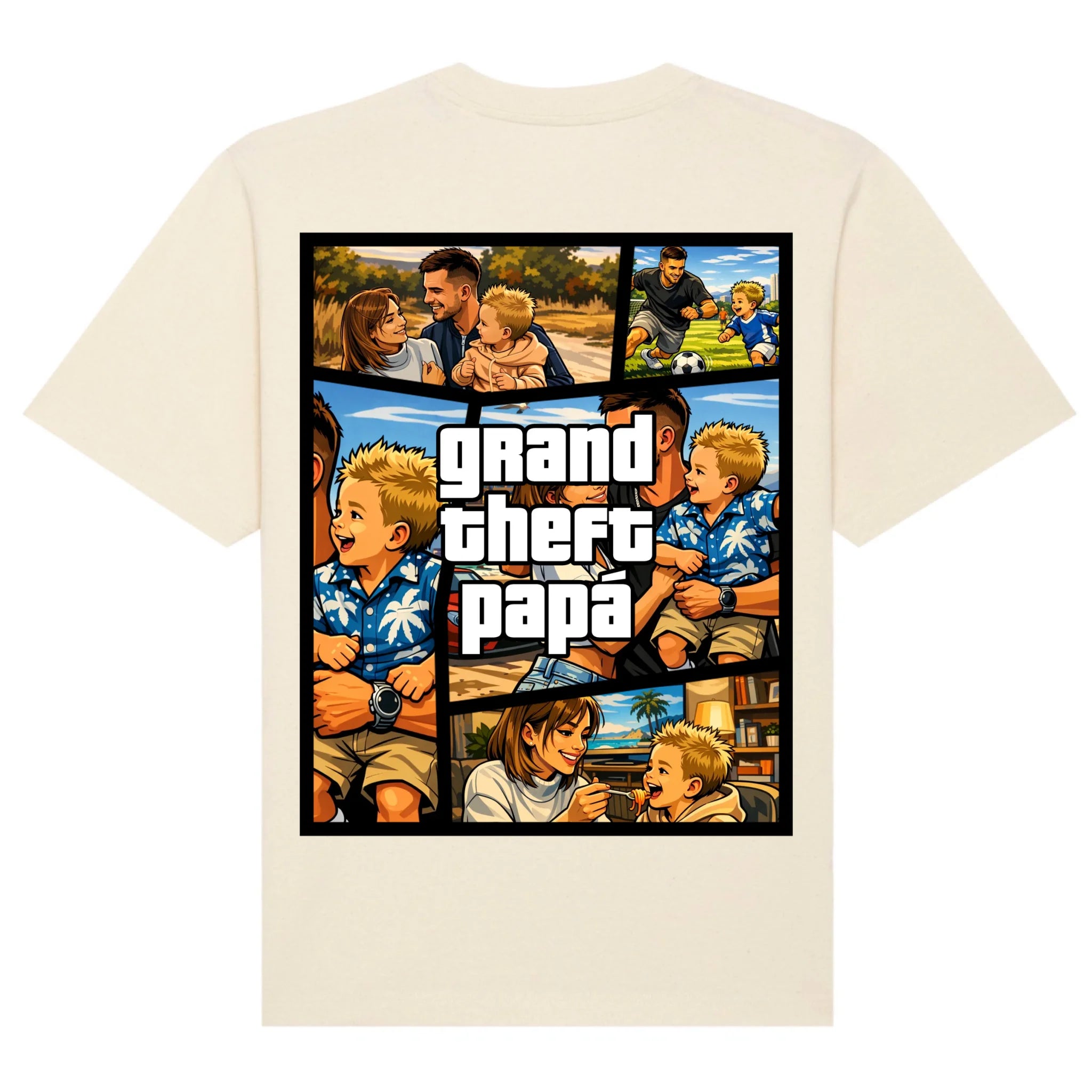 mockup shirt back natural