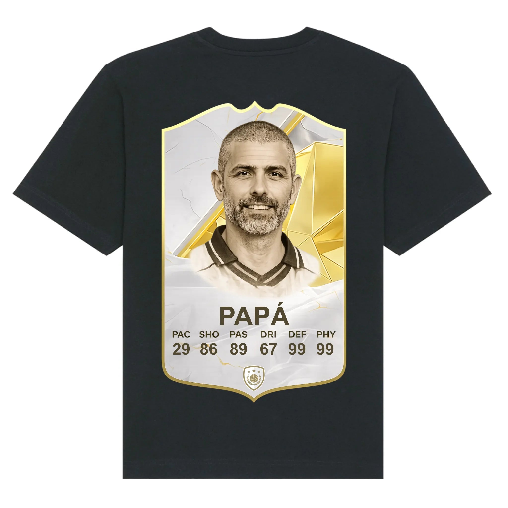 mockup shirt back black