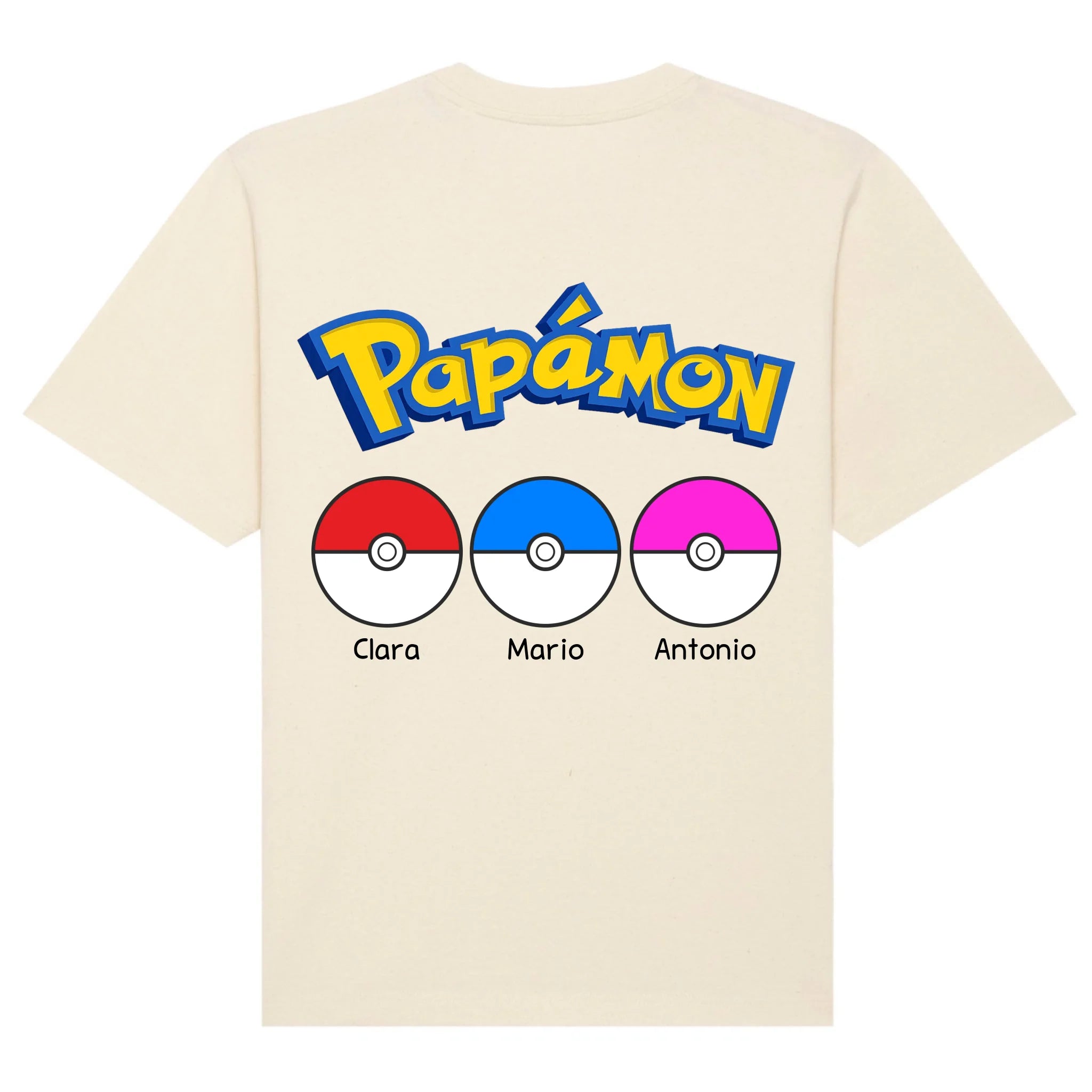 mockup shirt back natural