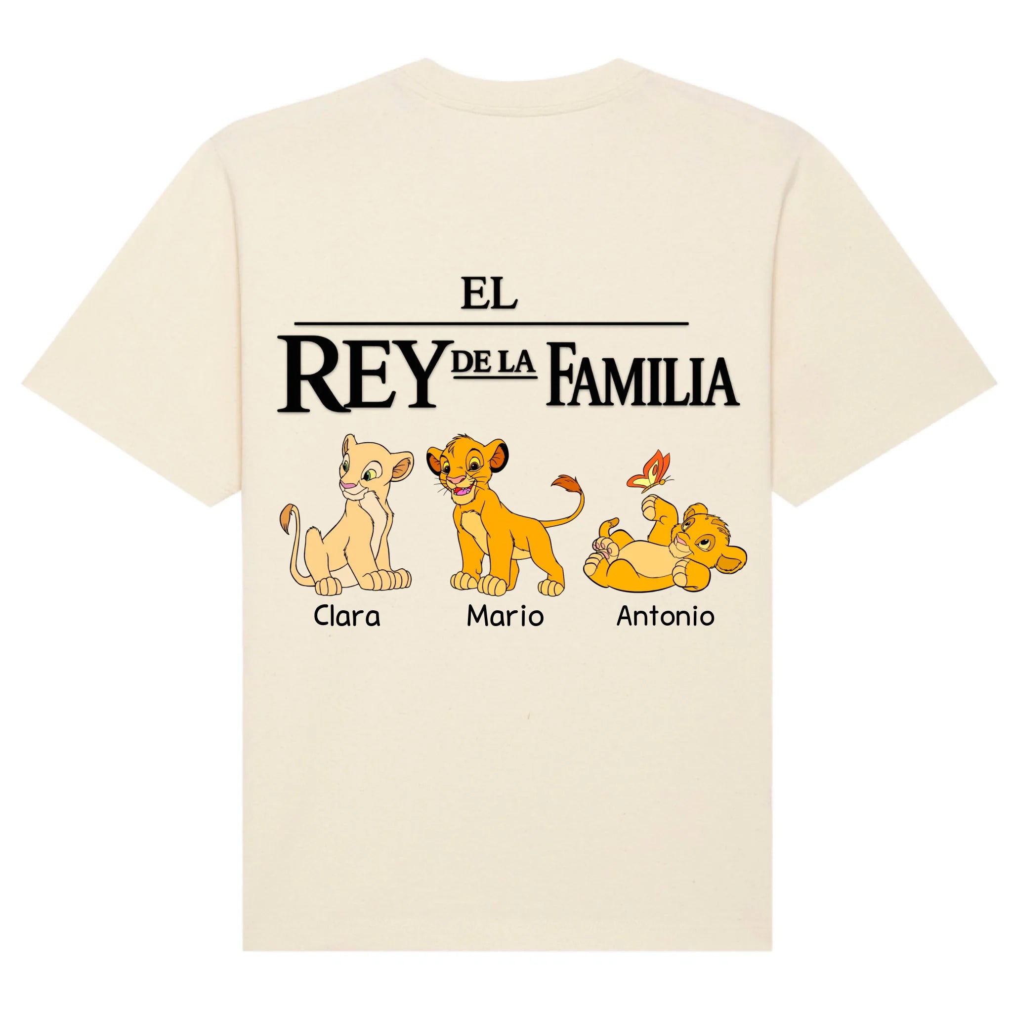 mockup shirt back natural