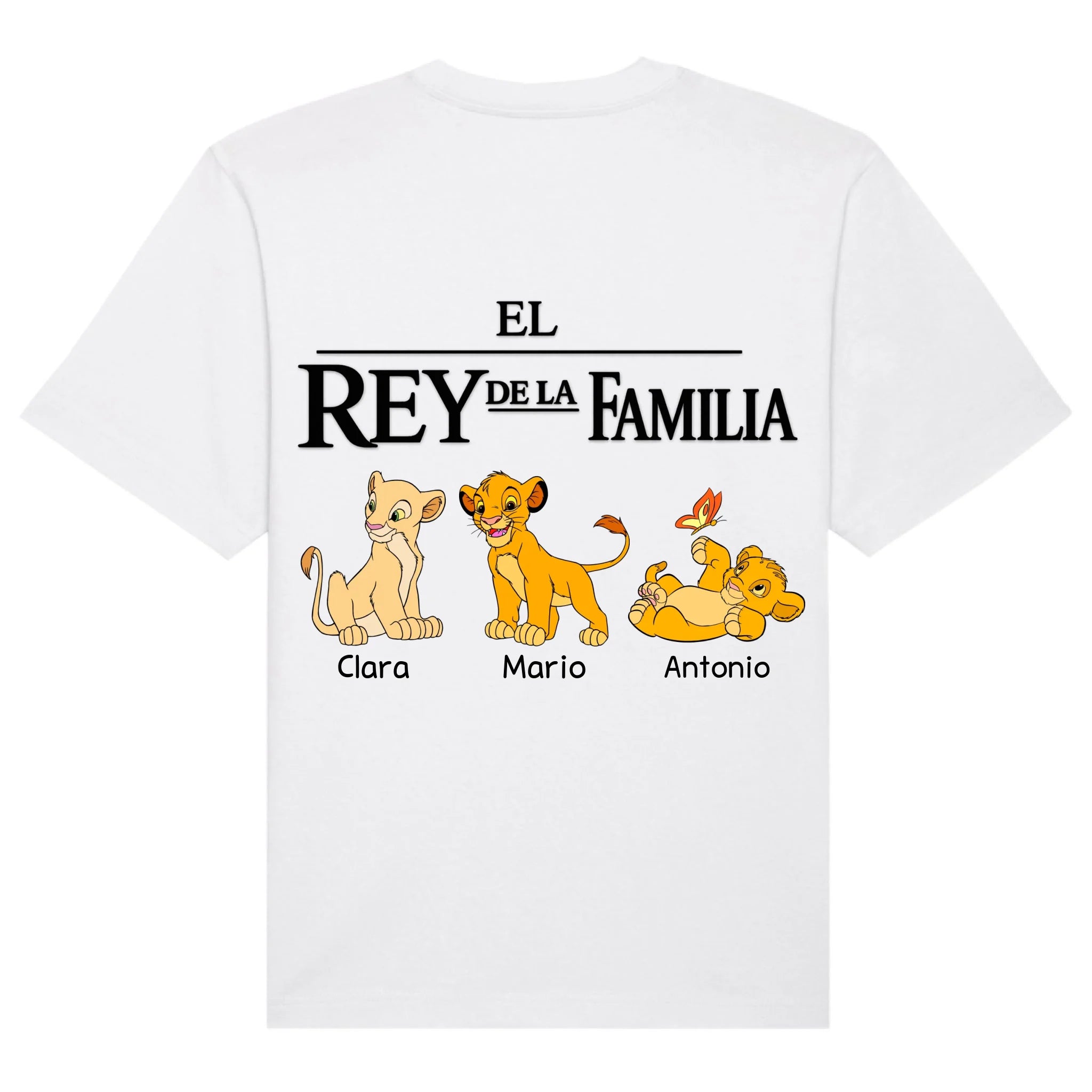 mockup shirt back white