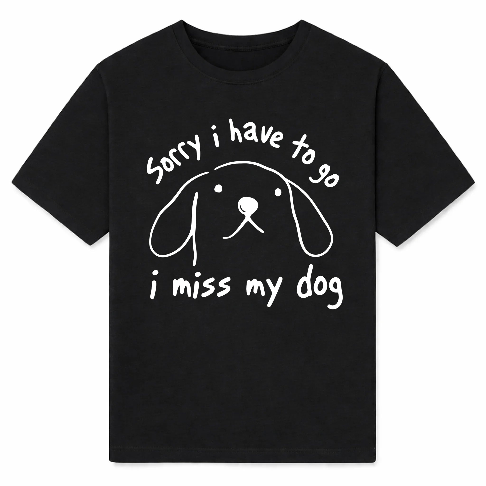 shirt black front