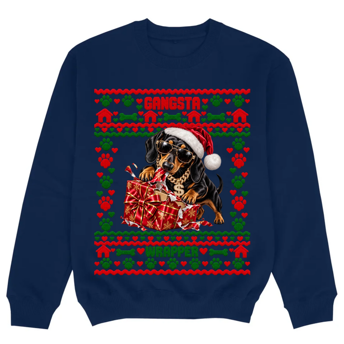 mockup sweater navy