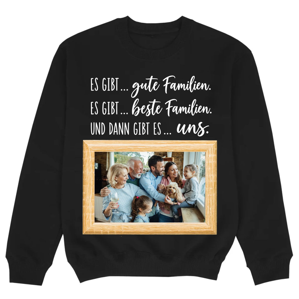 mockup sweater black