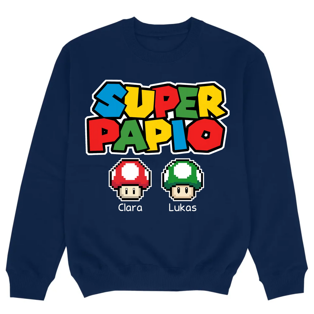 mockup sweater navy