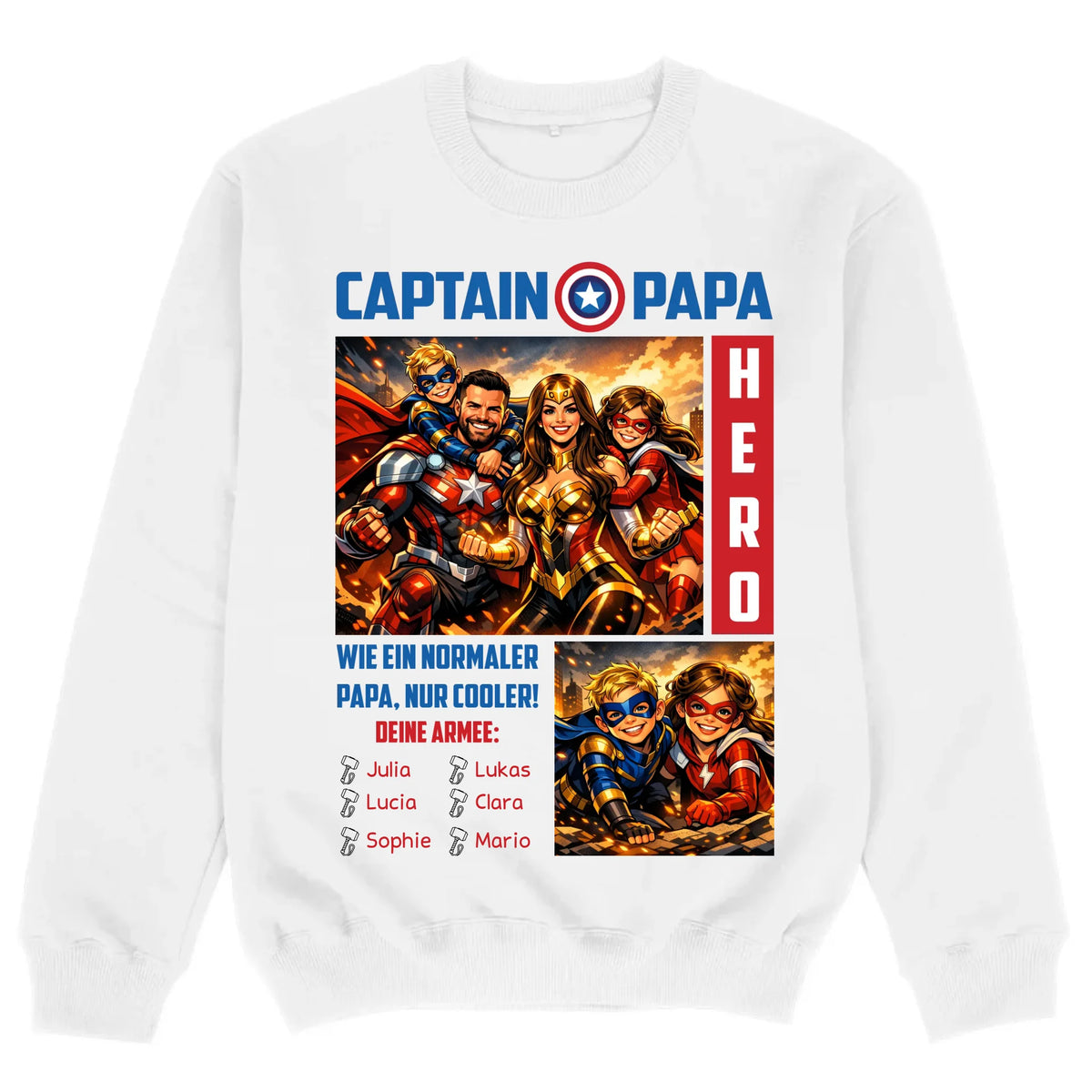 mockup sweater white