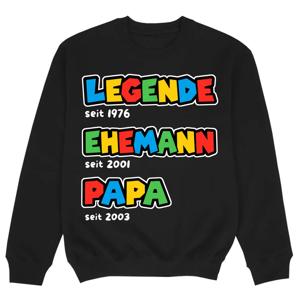 mockup sweater black