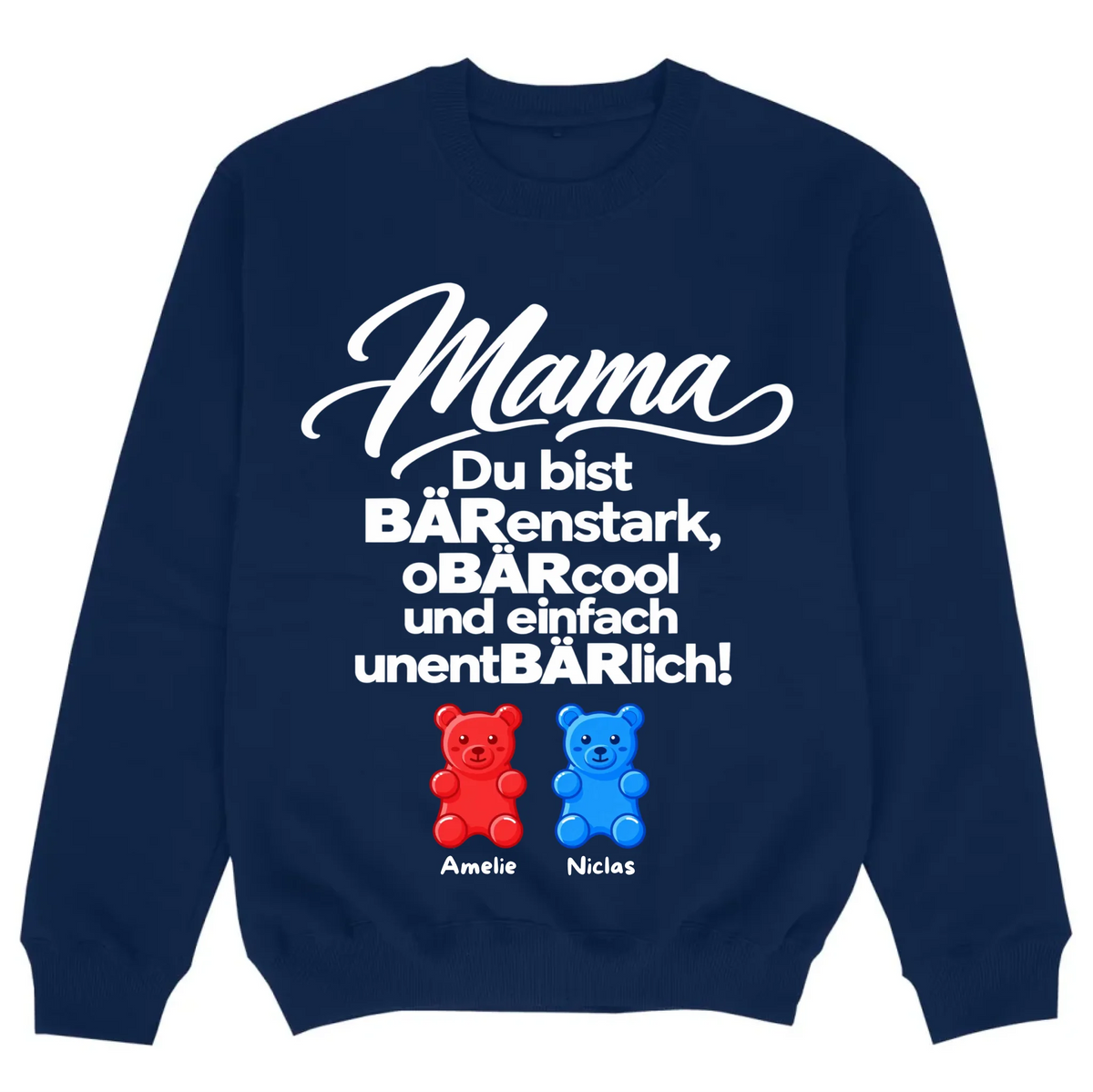 mockup sweater navy