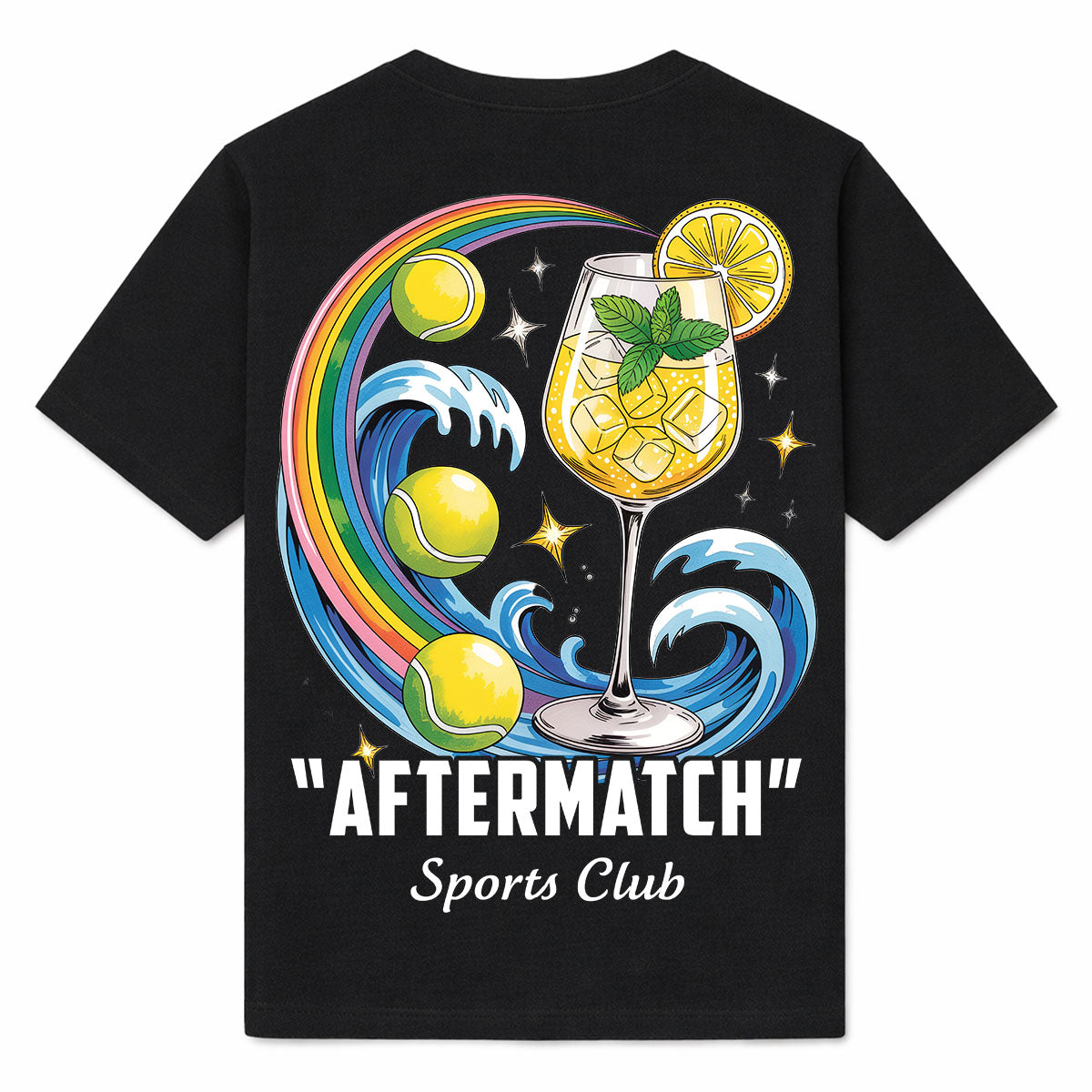 AFTERMATCH SPORTS CLUB - Premium T-Shirt Backprint