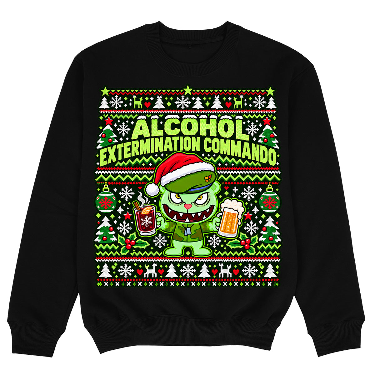 ALCOHOL COMMANDO - Sudadera Premium