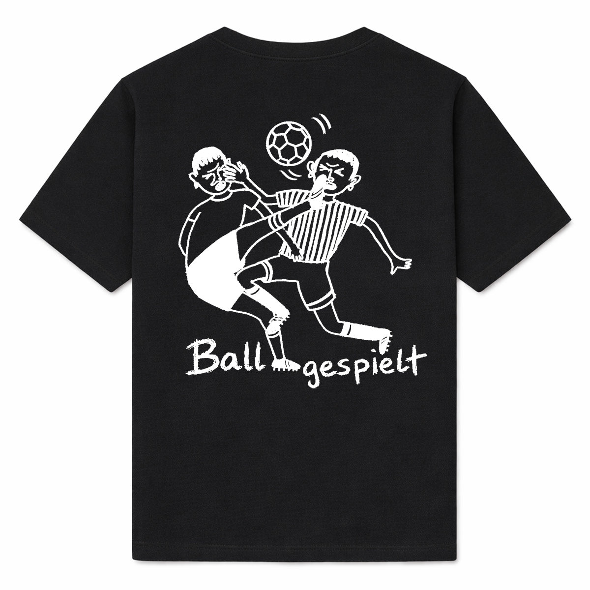BALL GESPIELT - Premium T-Shirt Backprint