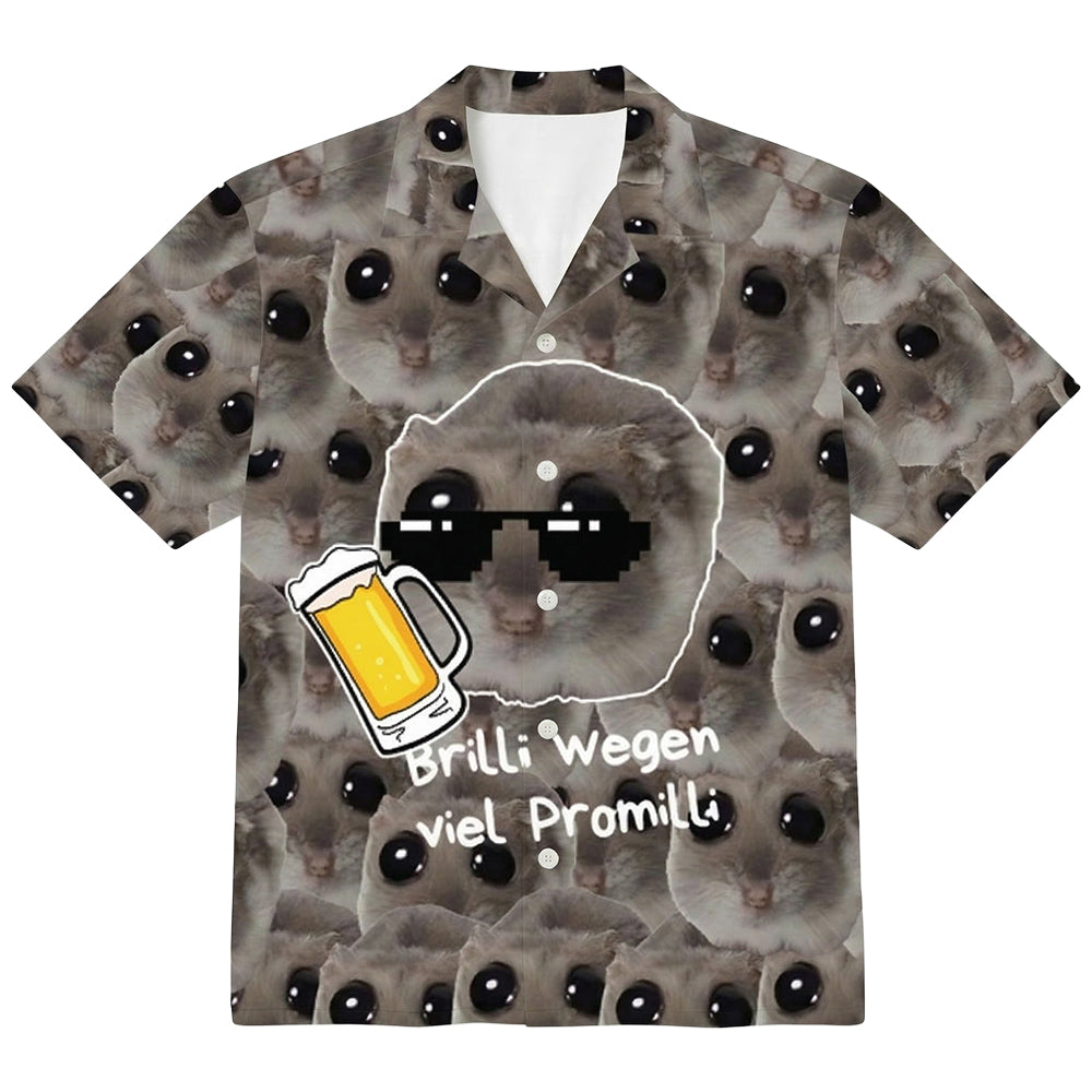 BRILLI WEGEN VIEL PROMILLI - Premium Hawaiihemd