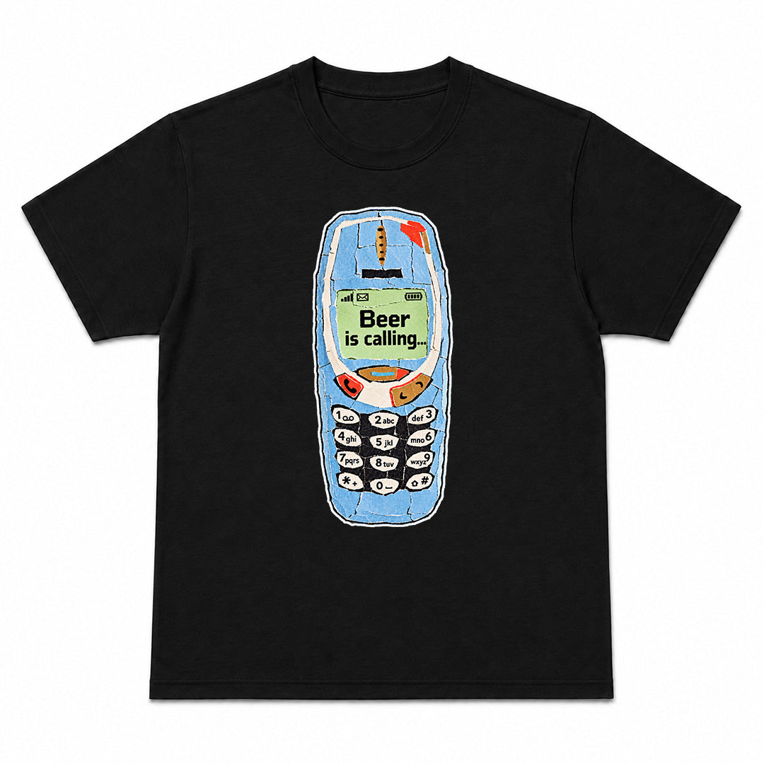 BEER IS CALLING - T-Shirt Premium Unisexe
