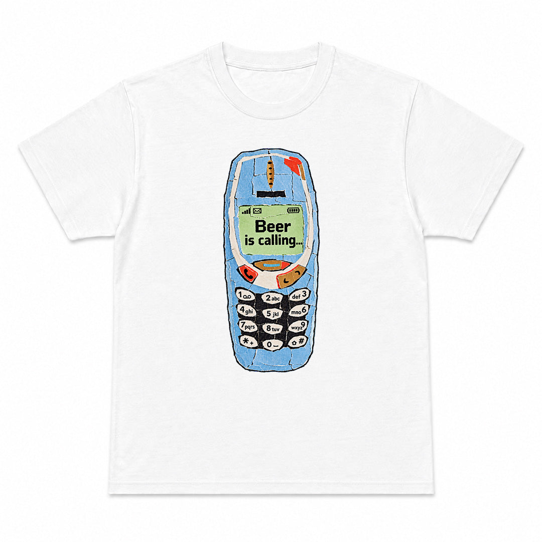 BEER IS CALLING - T-Shirt Premium Unisexe
