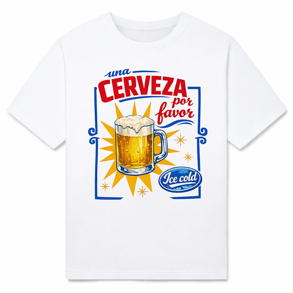 UNA CERVEZA - Premium T-Shirt Unisex